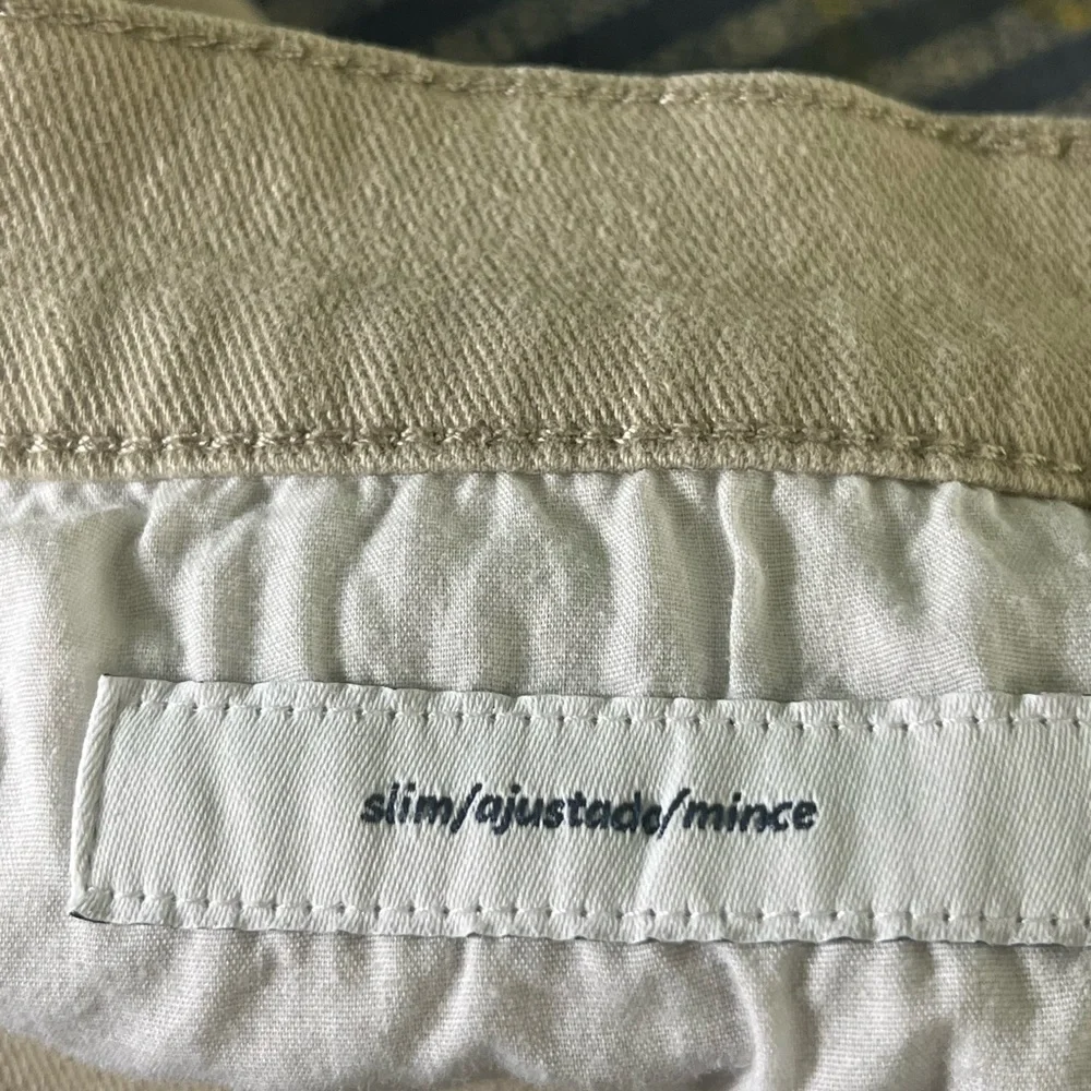 Amazon Essentials Beige Denim Jeans Cotton Blend 28x29